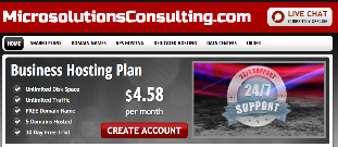 MicrosoutionsConsulting.com powerful, reliable and afordable web hosting and domain registration.